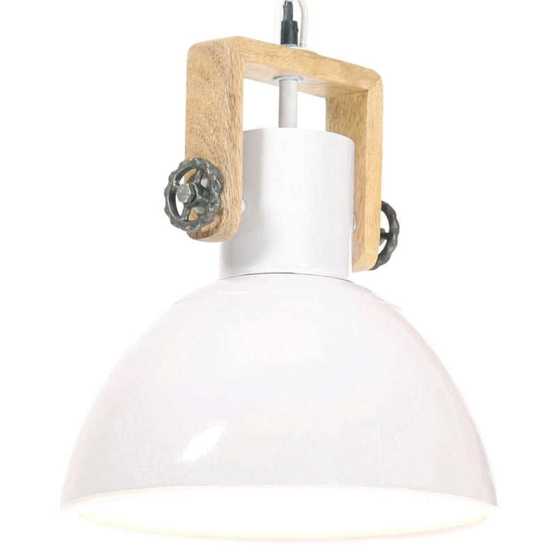 Hanglamp Industrieel Rond 25 W E27 40 Cm Wit