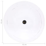 Hanglamp Industrieel Vintage Rond 25 W E27 41 Cm Wit