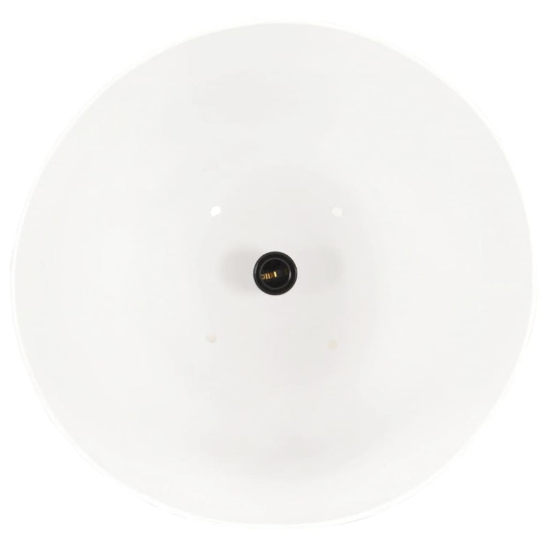 Hanglamp Industrieel Rond 25 W E27 42 Cm Wit