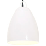 Hanglamp Industrieel Rond 25 W E27 42 Cm Wit