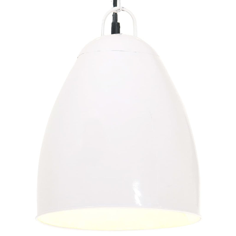 Hanglamp Industrieel Rond 25 W E27 42 Cm Wit