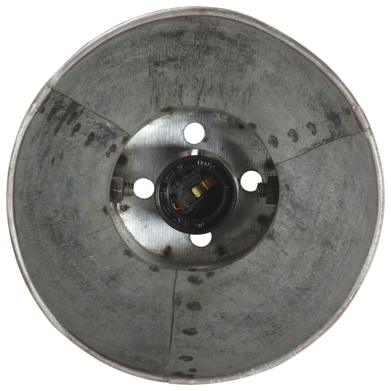 Industrieel Rond E27 Kleurig Zilver