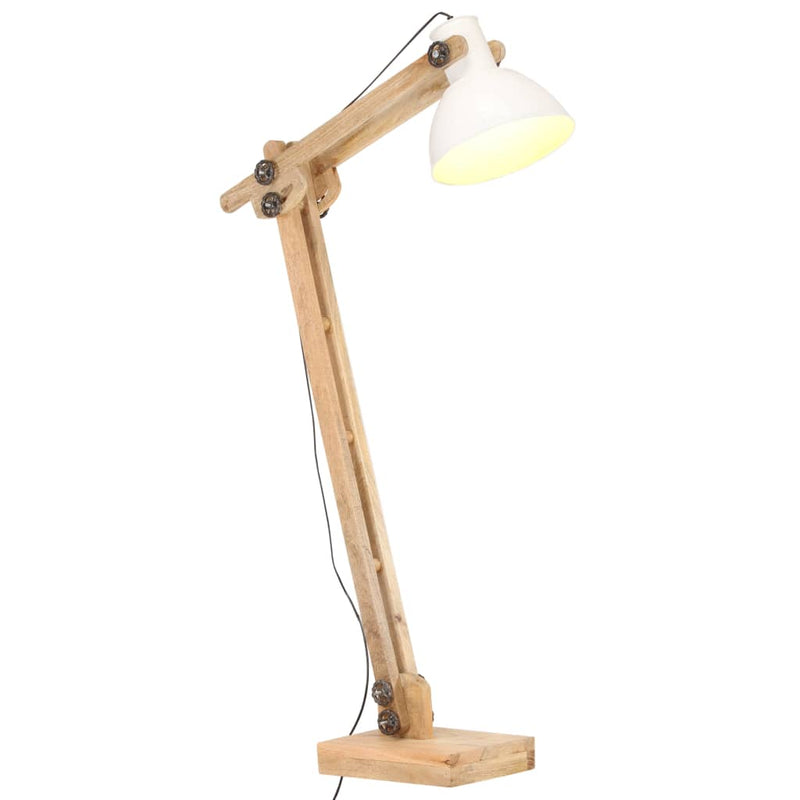 Vloerlamp E27 Massief Mangohout Kleurig