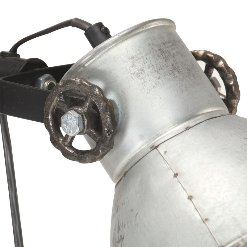 Vloerlamp Met 2 Lampenkappen E27 Gietijzer Kleurig