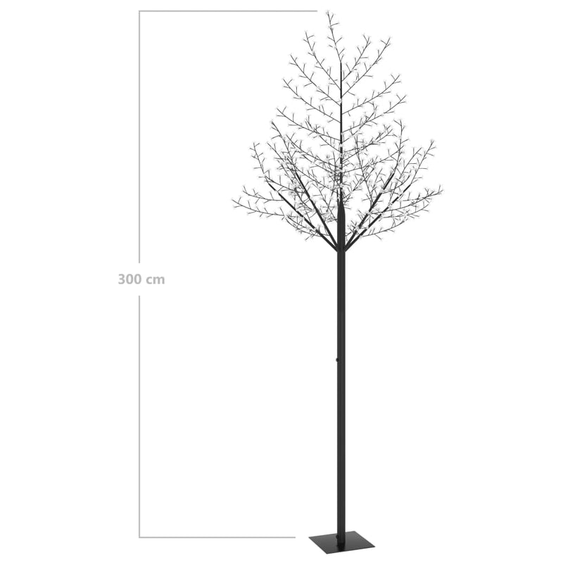 Kerstboom 600 Led's Licht Kersenbloesem Blauw