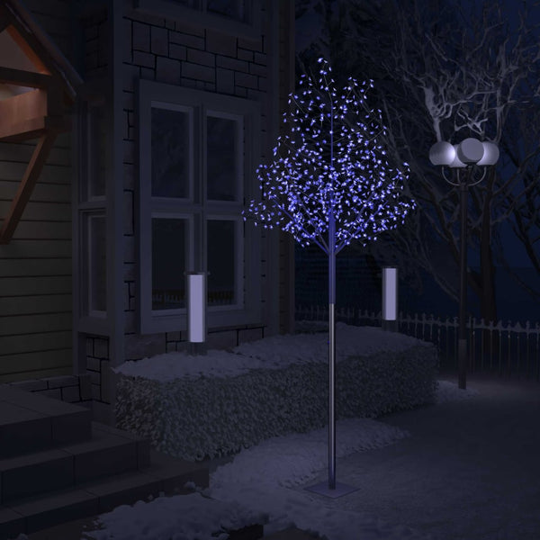Kerstboom 600 Led's Licht Kersenbloesem Blauw