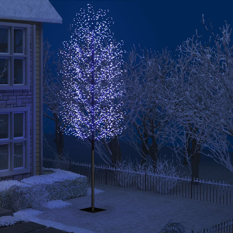 Kerstboom 600 Led's Licht Kersenbloesem Blauw