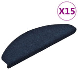 Trapmatten Zelfklevend 5 Stuks Halfrond Marineblauw