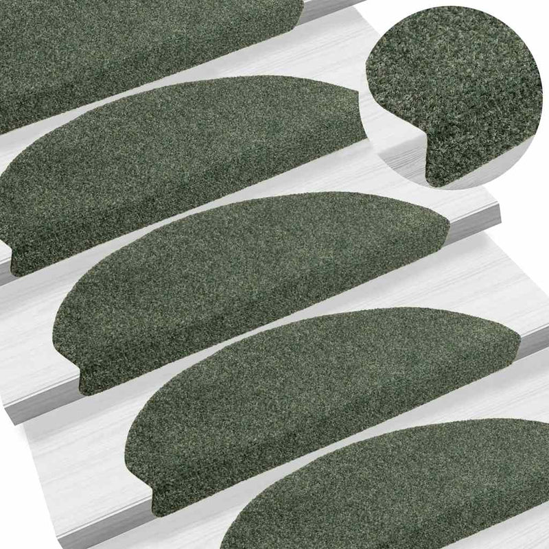 Trapmatten Zelfklevend 5 Stuks Halfrond Groen