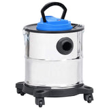 Asstofzuiger Met Hepa Filter 1200 W 20 L Roestvrij Staal