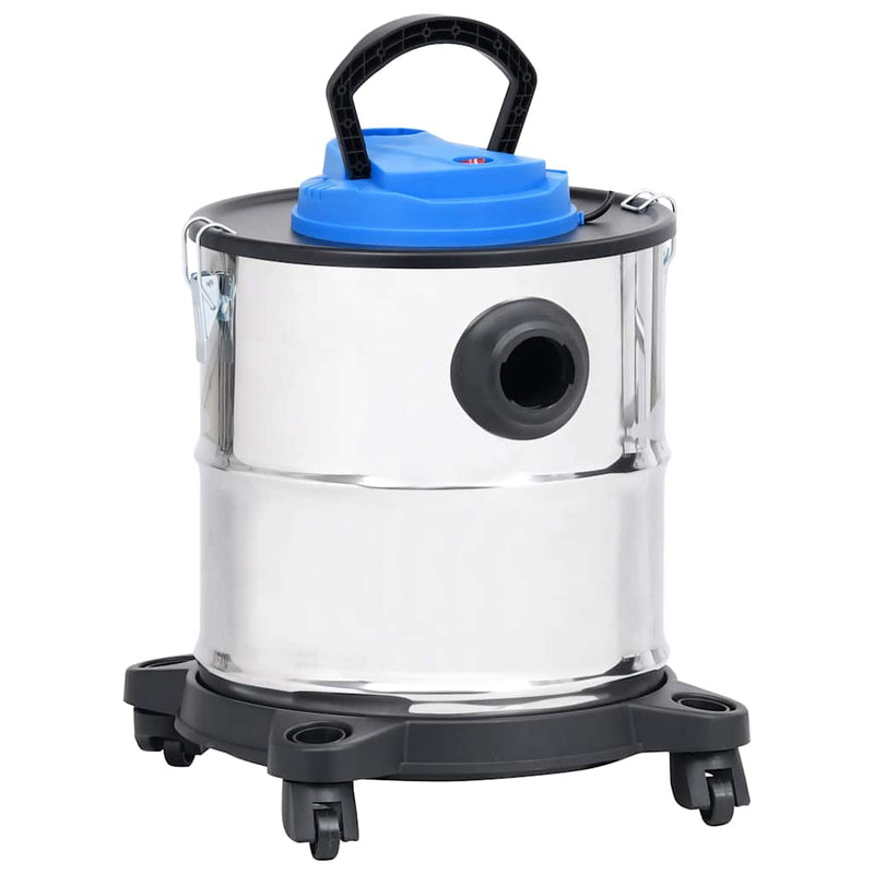 Asstofzuiger Met Hepa Filter 1200 W 20 L Roestvrij Staal