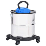 Asstofzuiger Met Hepa Filter 1200 W 20 L Roestvrij Staal