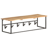 Kapstok Met Schap 100X34X38 Cm Massief Acaciahout