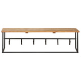 Kapstok Met Schap 100X34X38 Cm Massief Acaciahout