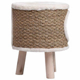 Kattenhuis Met Houten Poten 41 Cm Zeegras