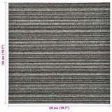 Tapijt 20 Pcs 50 X 50 Cm 100% Polypropyleen