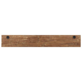 Wandkapstok Met 5 Haken 100X2,5X15 Cm Massief Gerecycled Hout