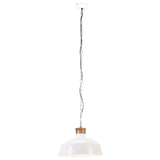 Hanglamp Industrieel E27 58 Cm Wit
