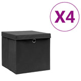 Opbergboxen Met Deksel 28X28X28 Cm Groen