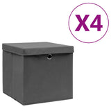 Opbergboxen Met Deksel 28X28X28 Cm Groen