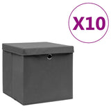 Opbergboxen Met Deksel 28X28X28 Cm Groen