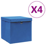 Opbergboxen Met Deksel 28X28X28 Cm Groen