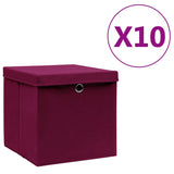 Opbergboxen Met Deksel 28X28X28 Cm Groen