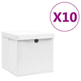 Opbergboxen Met Deksel 28X28X28 Cm Groen