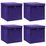 Opbergboxen Met Deksel 28X28X28 Cm Groen