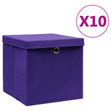 Opbergboxen Met Deksel 28X28X28 Cm Groen