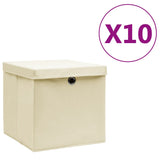Opbergboxen Met Deksel 28X28X28 Cm Groen