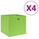 Opbergboxen Met Deksel 28X28X28 Cm Groen