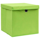 Opbergboxen Met Deksel 28X28X28 Cm Groen