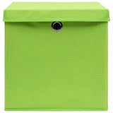 Opbergboxen Met Deksel 28X28X28 Cm Groen
