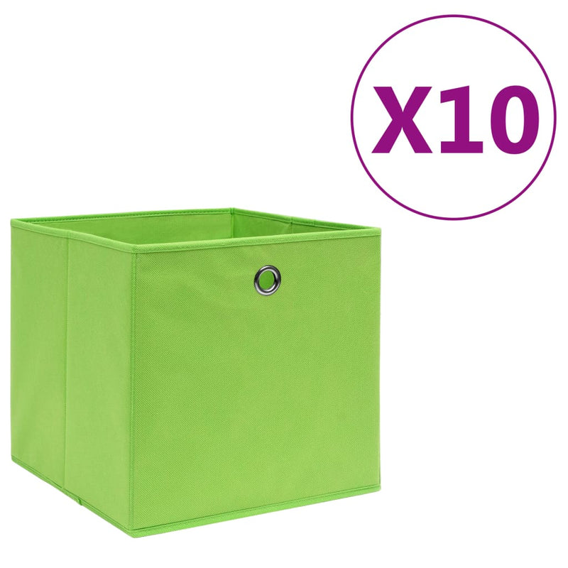 Opbergboxen Met Deksel 28X28X28 Cm Groen