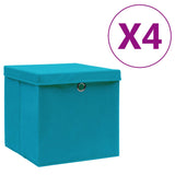 Opbergboxen Met Deksel 28X28X28 Cm Groen