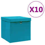 Opbergboxen Met Deksel 28X28X28 Cm Groen