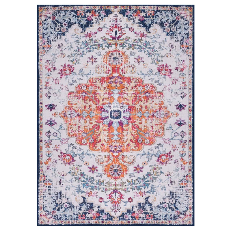 Vloerkleed Met Print Stof Meerkleurig
