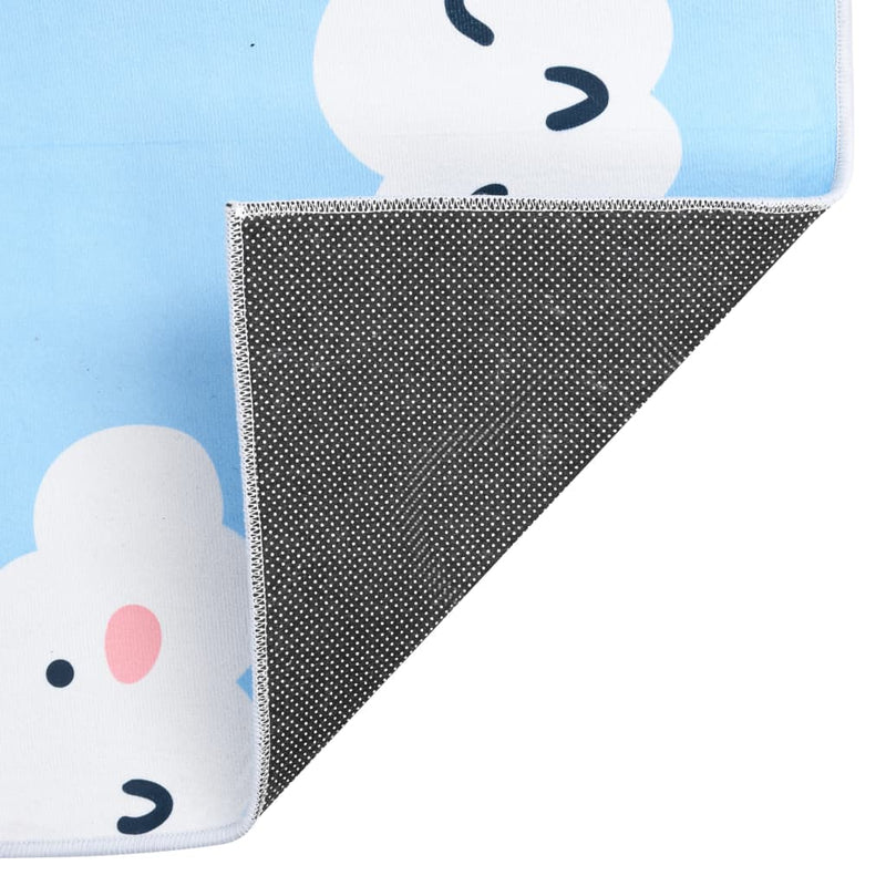 Vloerkleed Met Print Stof Meerkleurig