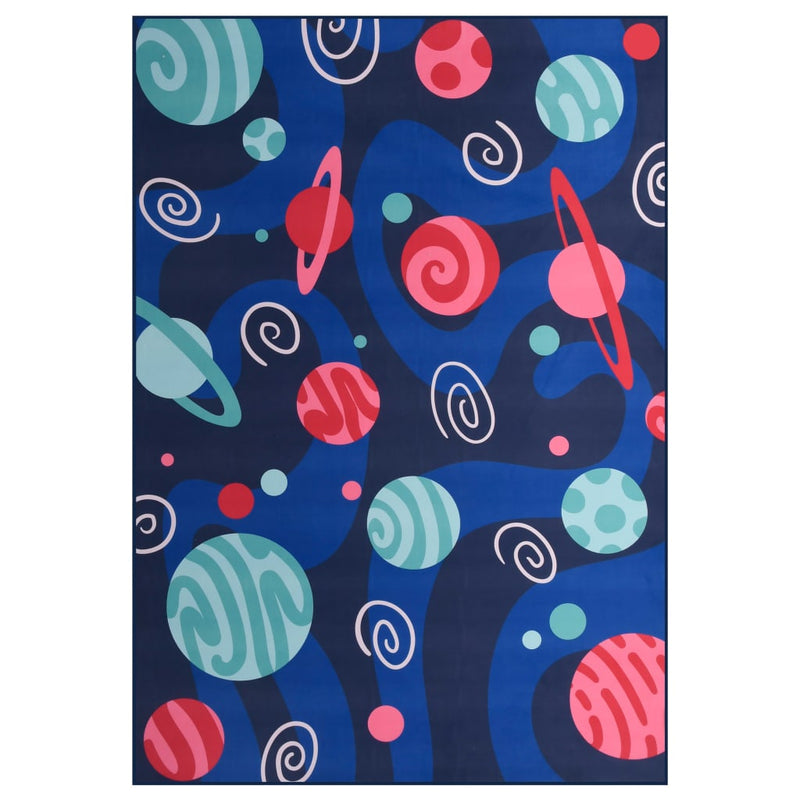 Vloerkleed Met Print Stof Meerkleurig