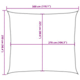 Zonnezeil 160 G/M² 2,5X3 M Hdpe Beige