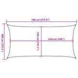 Zonnezeil 160 G/M² Hdpe Lichtgroen