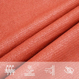 Zonnezeil 160 G/M² Vierkant 4,5X4,5 M Hdpe Kleurig Terracotta