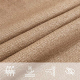 Zonnezeil 160 G/M² 4X5X6,8 M Hdpe Taupe