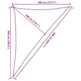 Zonnezeil 160 G/M² 4X5X6,8 M Hdpe Taupe