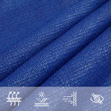 Zonnezeil 160 G/M² 2,5X4,5 M Hdpe Blauw