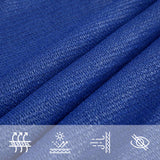 Zonnezeil 160 G/M² Driehoekig Hdpe Blauw