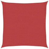 Zonnezeil 160 G/M² 3,6X3,6 M Hdpe Rood