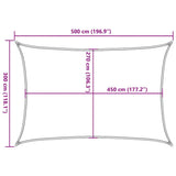 Zonnezeil 160 G/M² Hdpe Rood