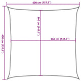 Zonnezeil 160 G/M² Hdpe Zwart